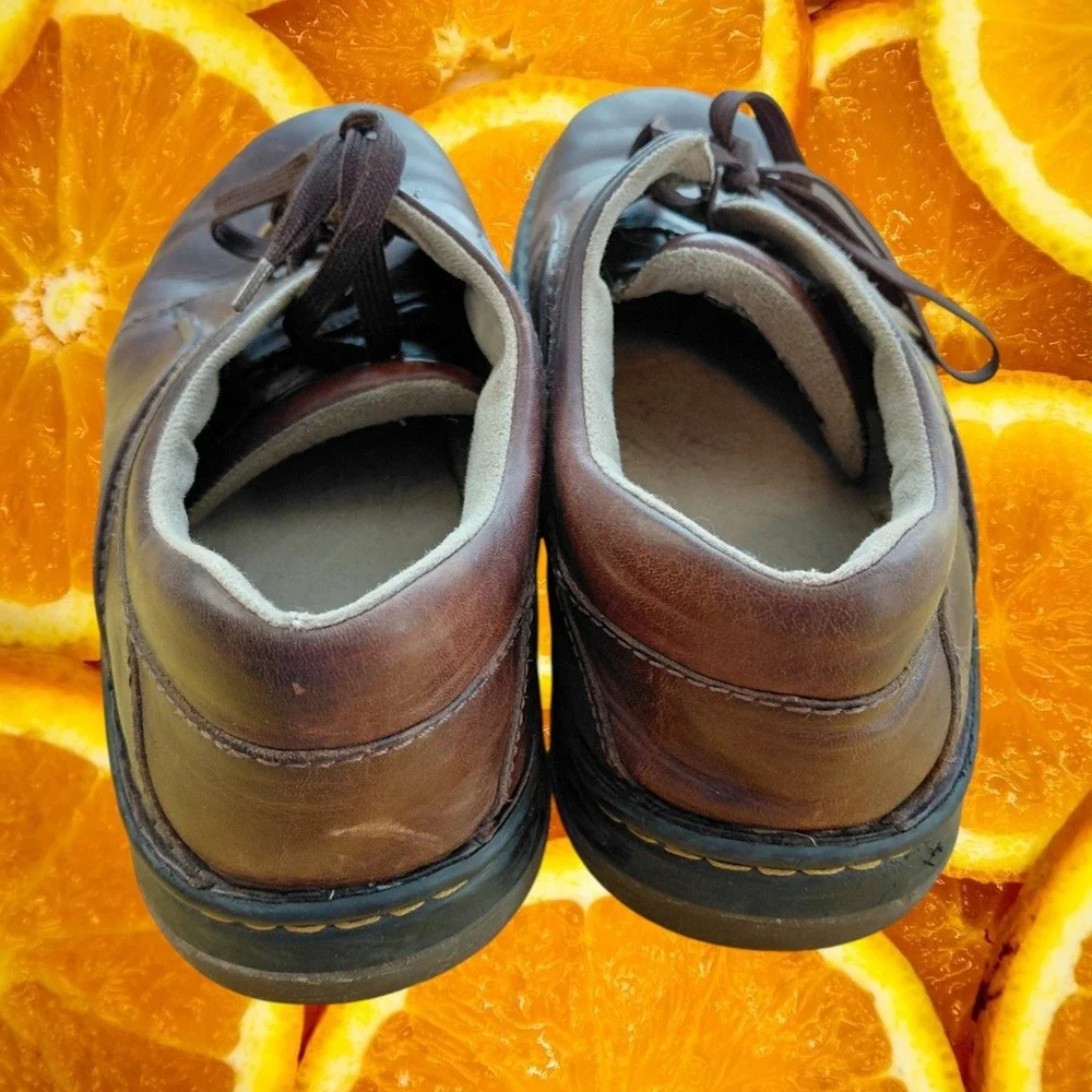 Dr. Martens 11194 Mens Brown Leather Oxford Lace Up Shoes Size US 11 UK 10 EU 45